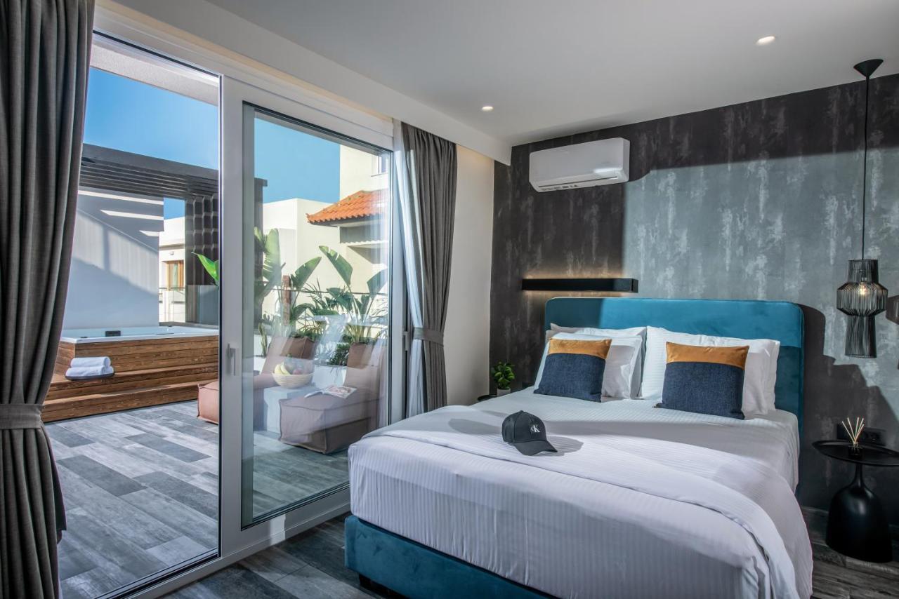 Maison Aqua Suite With Private Mini Pool Jacuzzi Herszonisszosz Kültér fotó