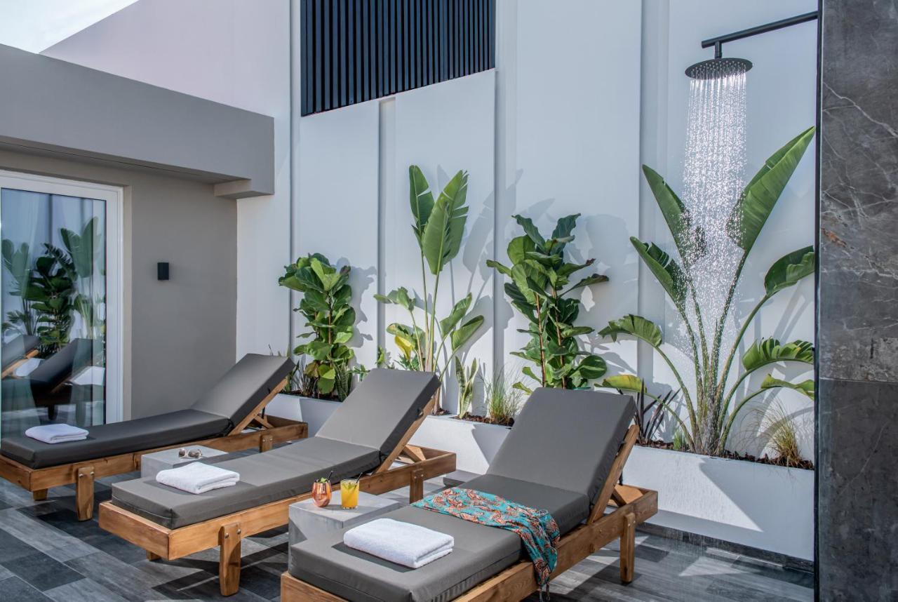 Maison Aqua Suite With Private Mini Pool Jacuzzi Herszonisszosz Kültér fotó