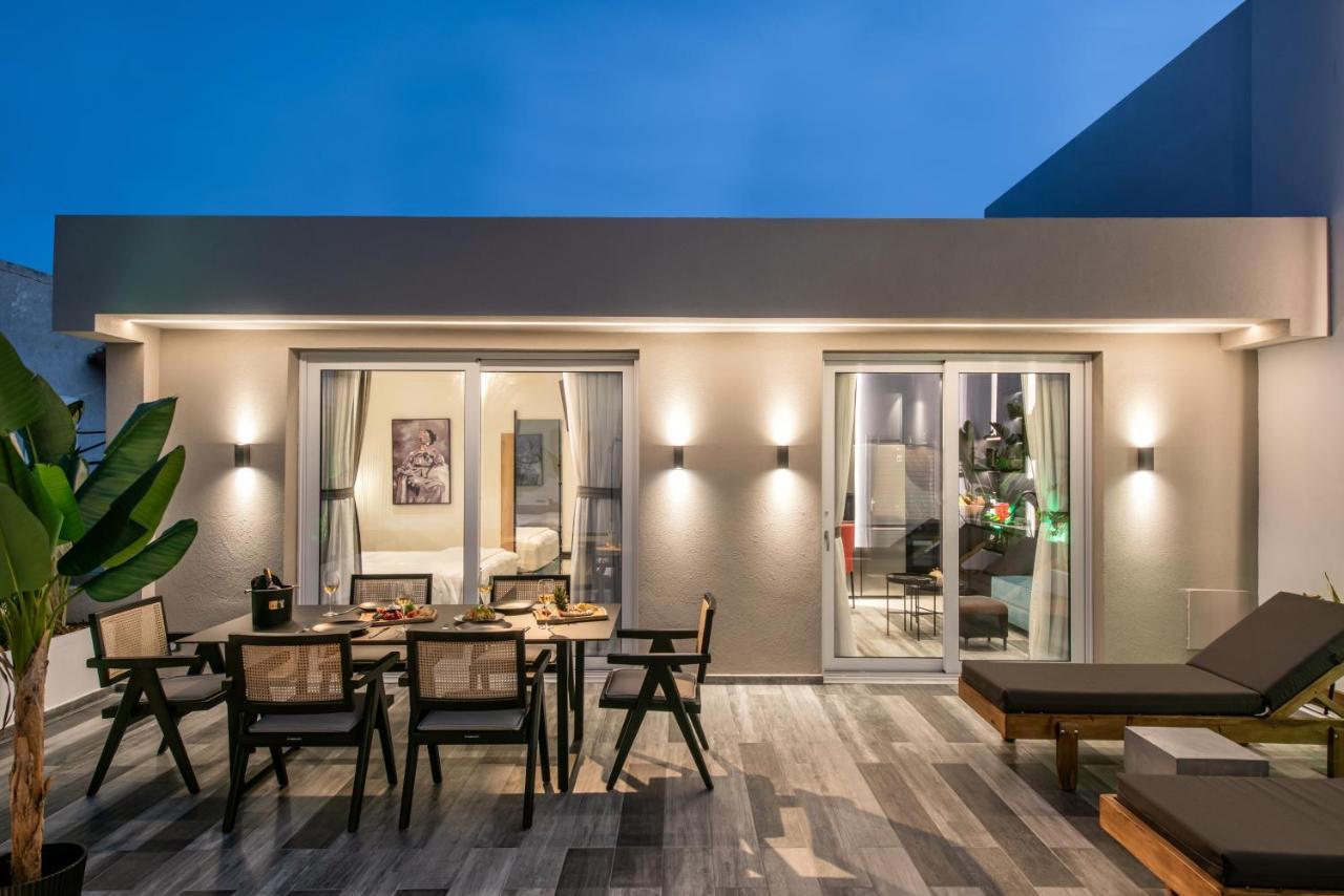 Maison Aqua Suite With Private Mini Pool Jacuzzi Herszonisszosz Kültér fotó
