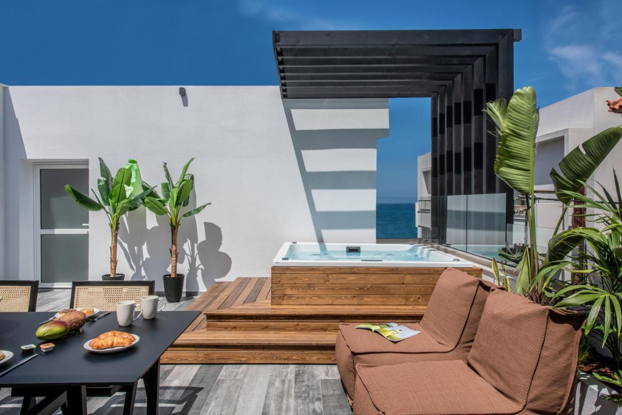 Maison Aqua Suite With Private Mini Pool Jacuzzi Herszonisszosz Kültér fotó